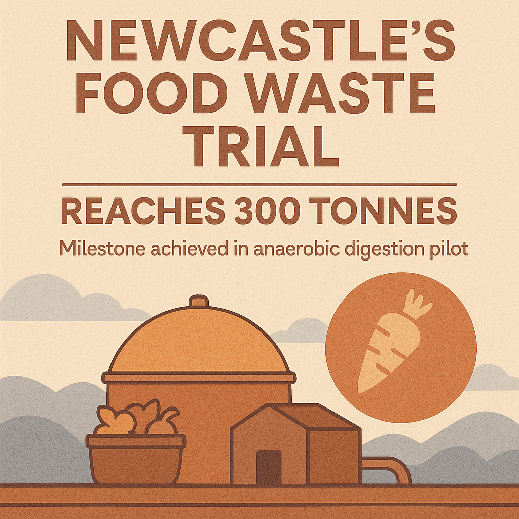 Local Food Waste, Real Results: Newcastle’s 300-Tonne Anaerobic Digestion Trial
